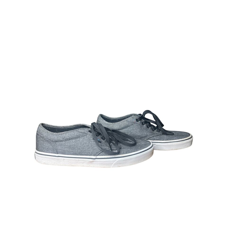 Charcoal black/gray vans like new!! Mens 10mens skate shoe